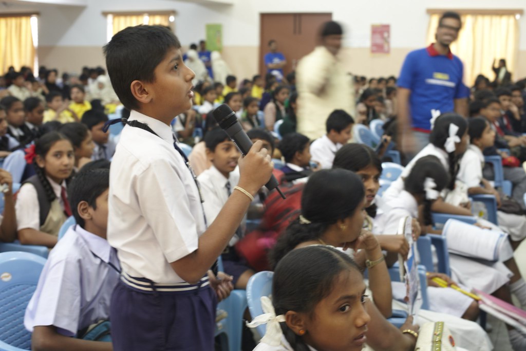 Students got ample opportunity to present their ideas Flickr