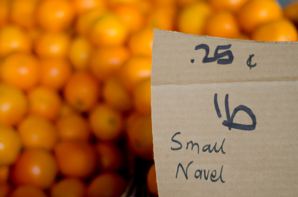 Super cheap oranges Oranges at the local market were only … Flickr