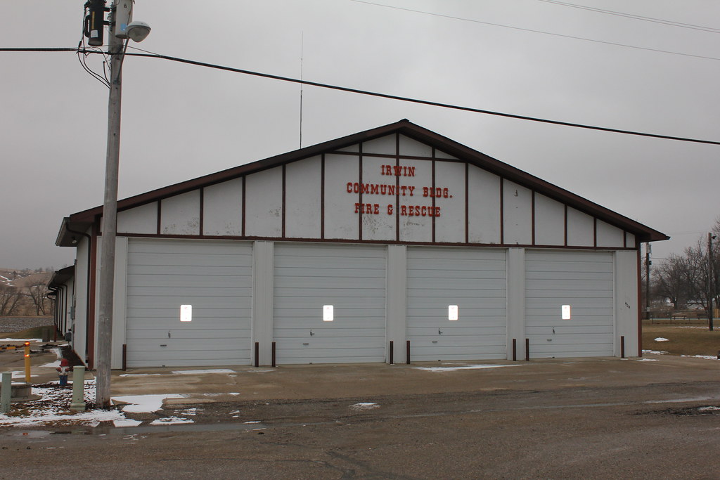 Fire Station & Community Building Irwin, IA Tom McLaughlin Flickr