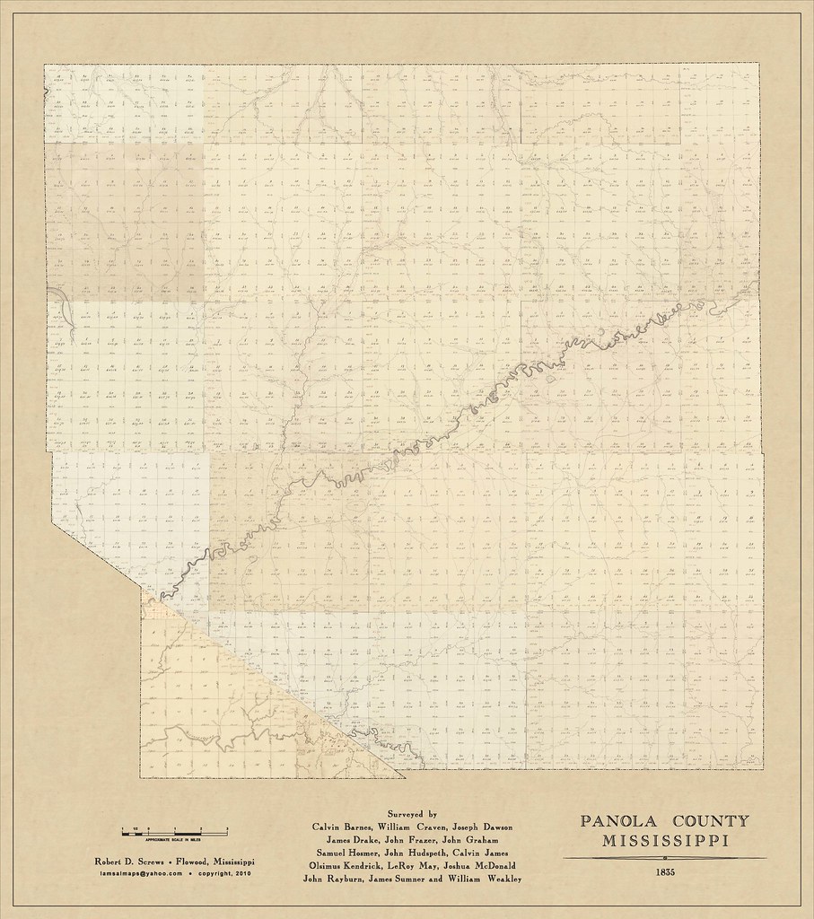 Panola County, Ms_30x34 Map of Panola County, Mississippi … Flickr