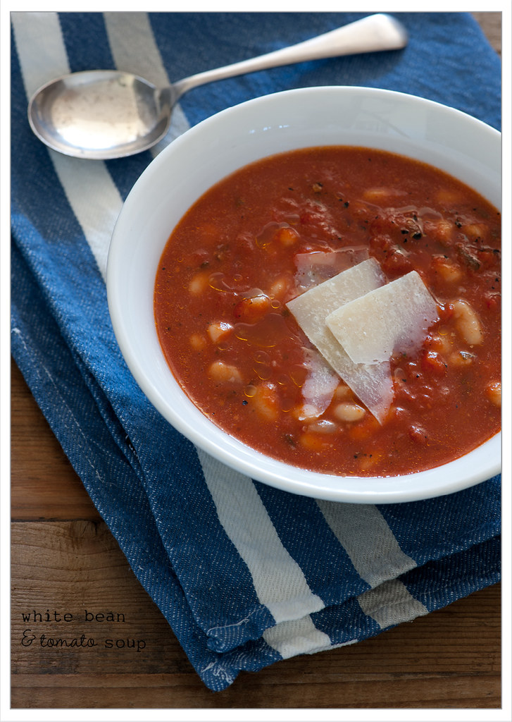 white bean & tomato soup Recipe on Stonesoup thestonesoup.… Flickr