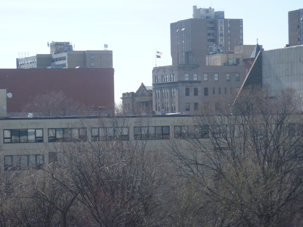 Distant View Of Old Mercer County Courthouse In the middle… Flickr