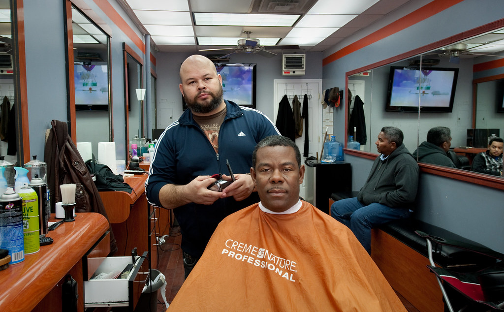 Brooklyn's Finest Barber Shop Bushwick Brooklyn Chris Arnade Flickr