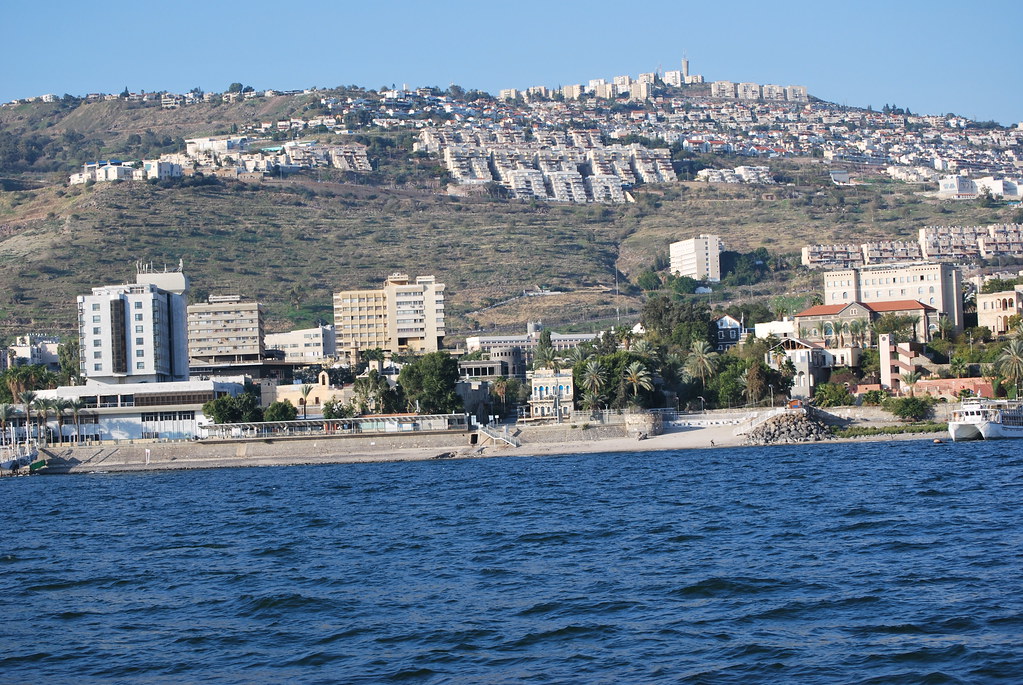Tiberias, Israel from the Sea of Galilee Bill Rice Flickr