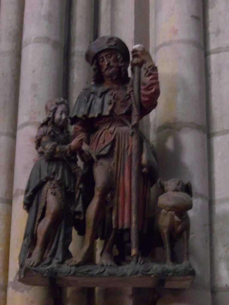 Basilique saintUrbain, Troyes SaintRoch, statue polychro… Flickr
