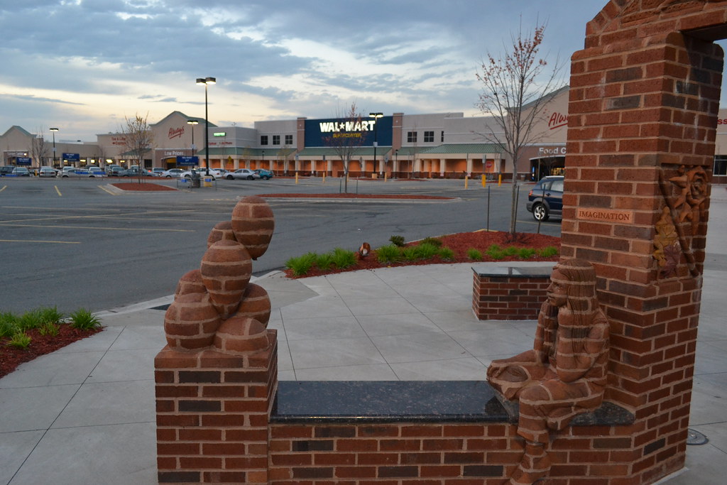 Brick Sculpture Walmart WinstonSalem, NC Katherine Bowman Flickr