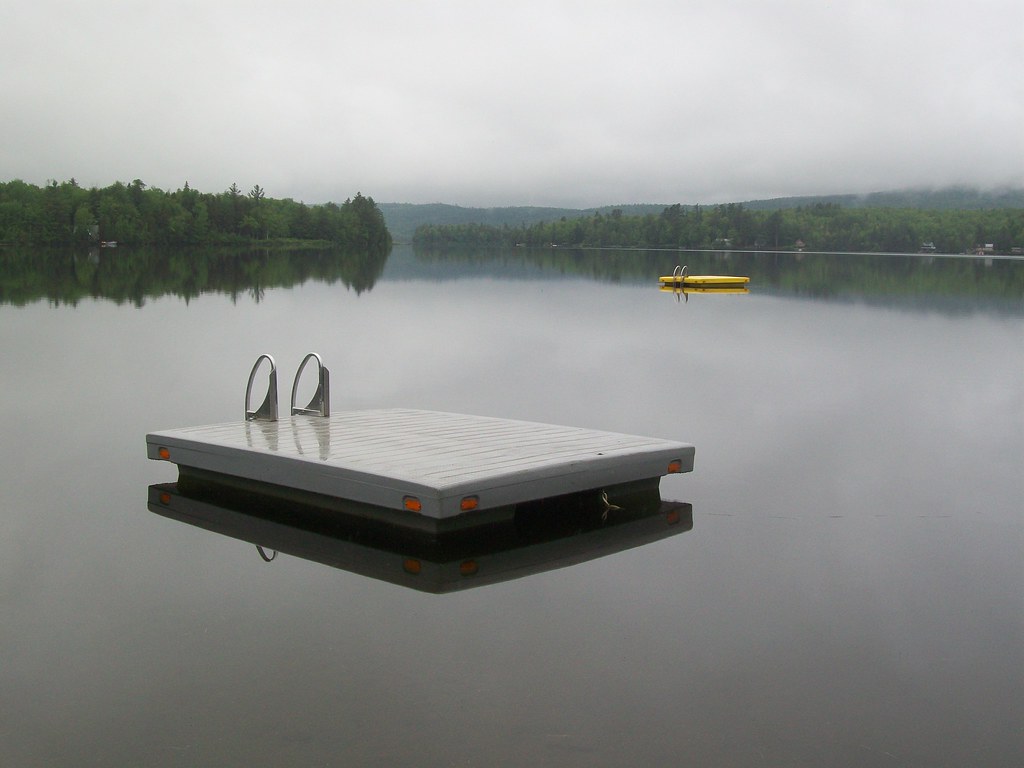 Floats at Monson town beach On Lake Hebron. Access is via … Flickr