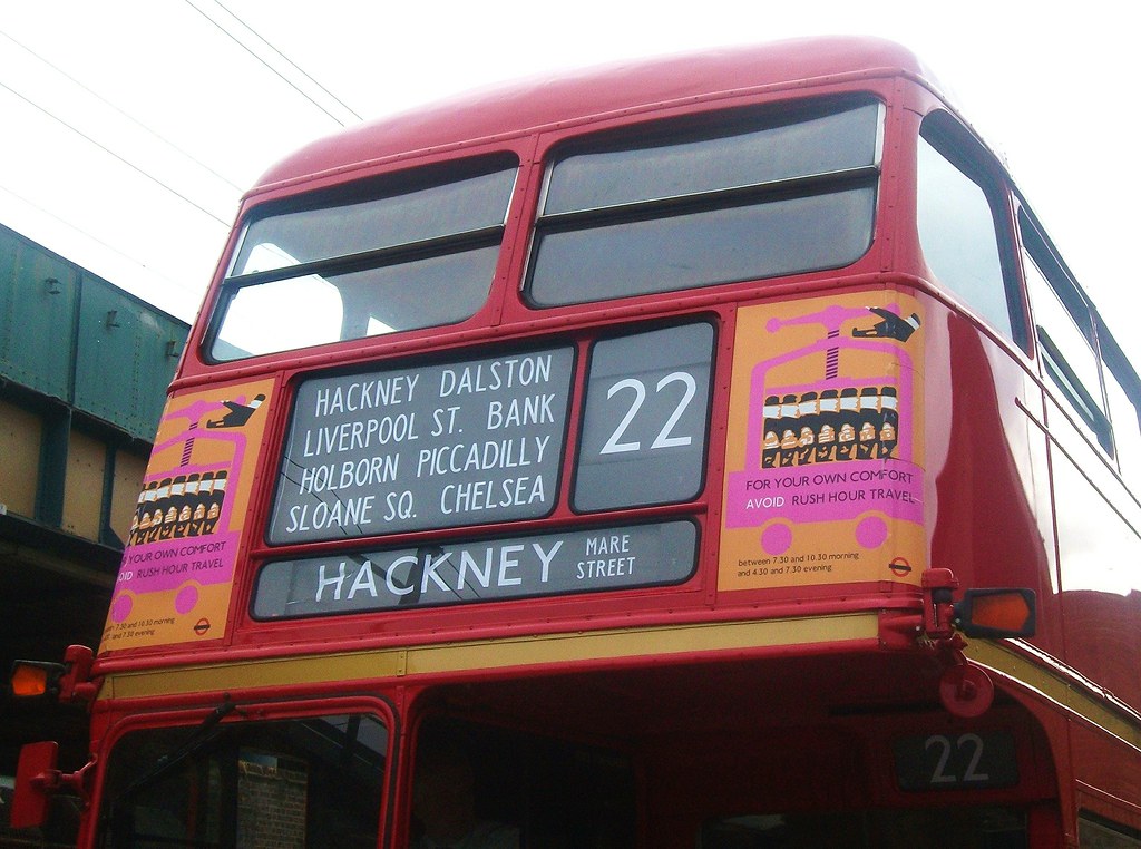 London transport RTW75 close up at Ash Grove bus garage 12… Flickr