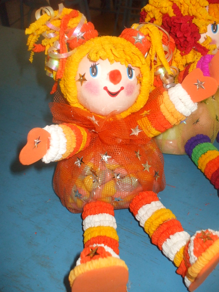 Imagenes De Payasos Con Papel Crepe Flores de Papel