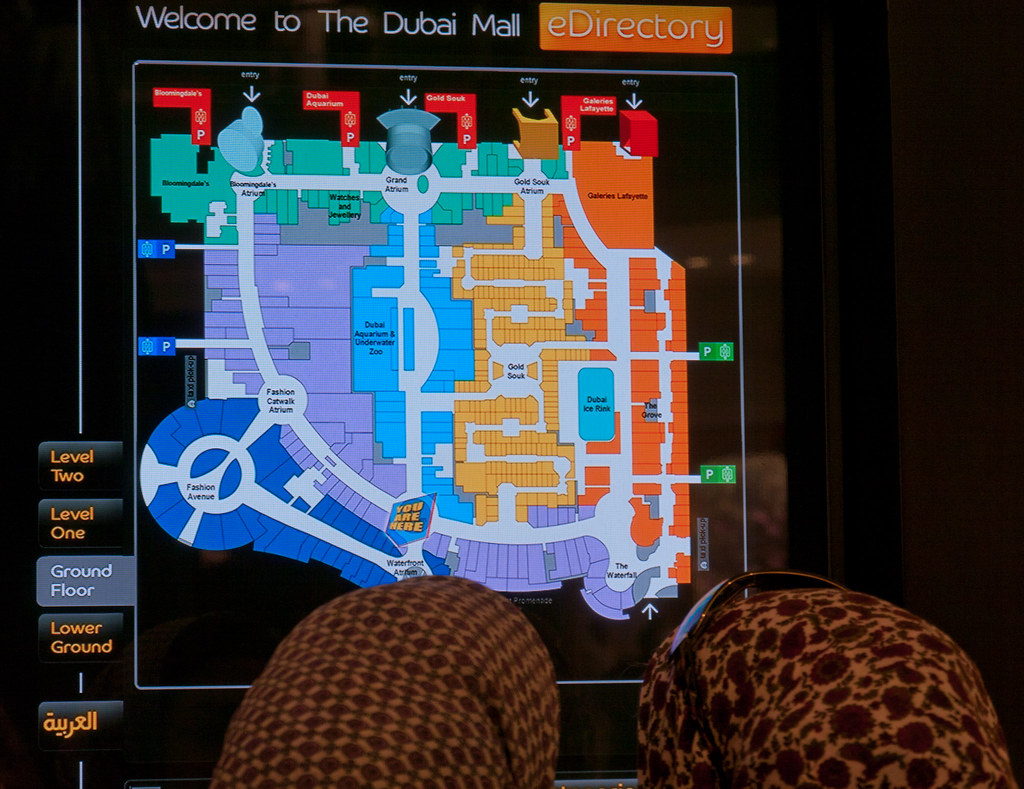 Floor Plan, Dubai Mall Look at the relative size of the ol… Flickr