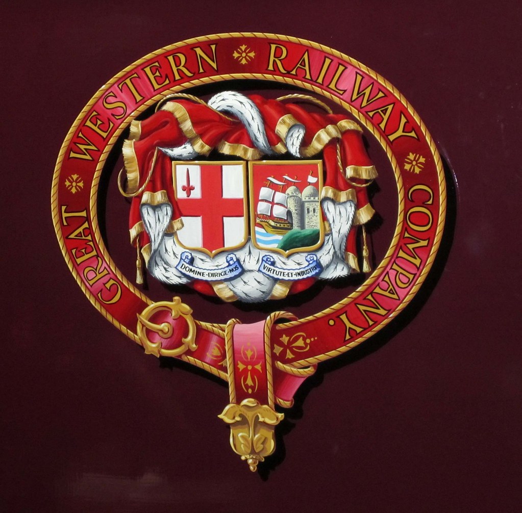 The Great Western Railway coat of arms. One of three diffe… Flickr
