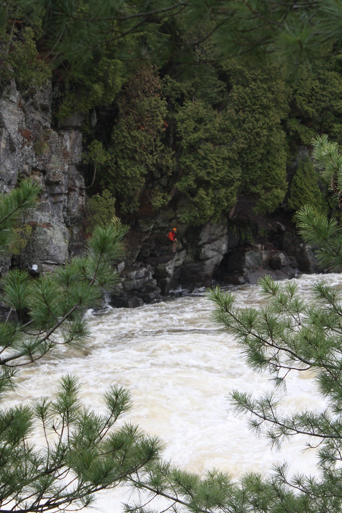 Via ferrata au Québec Via Batiscan, Parc de la rivière Ba… Flickr