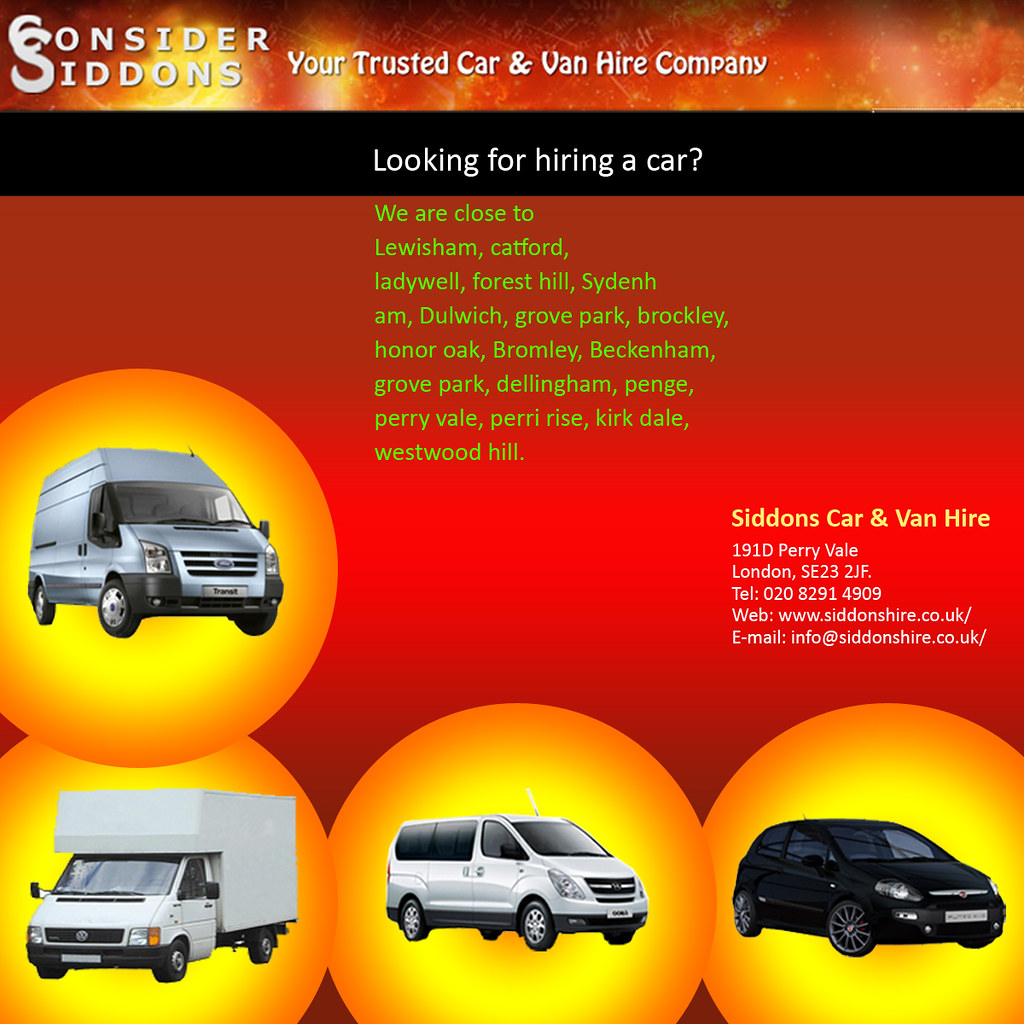 Cheapest self drive car & van hire companies in Perry vale… Flickr