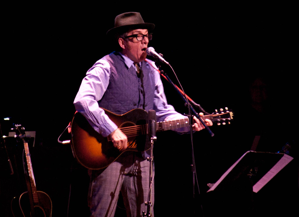 Elvis Costello Elvis Costello, special guest, singing on A… Flickr