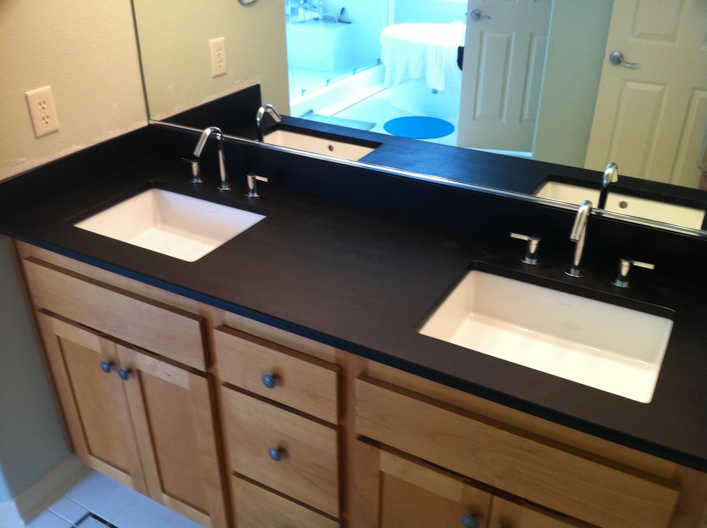 New bathroom countertops, sinks, faucets Bathroom rennovat… Flickr