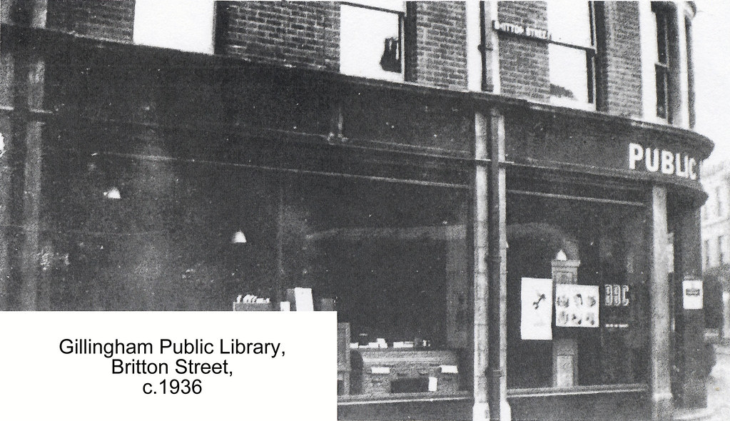 The Library/Plough, Britton Street, Gillingham, 1930s Flickr
