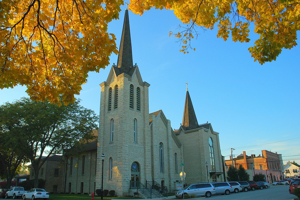 Plainfield UMC with Fall Folliage Plainfield United Method… Flickr