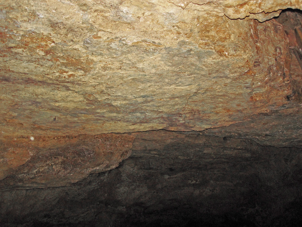 Dolostone cave ceiling (Prairie du Chien Group, Ordovician; upper level