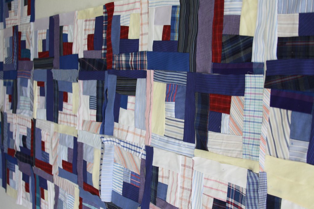 Recycled clothing quilt, sustainable quilt, recycled quilt… Flickr
