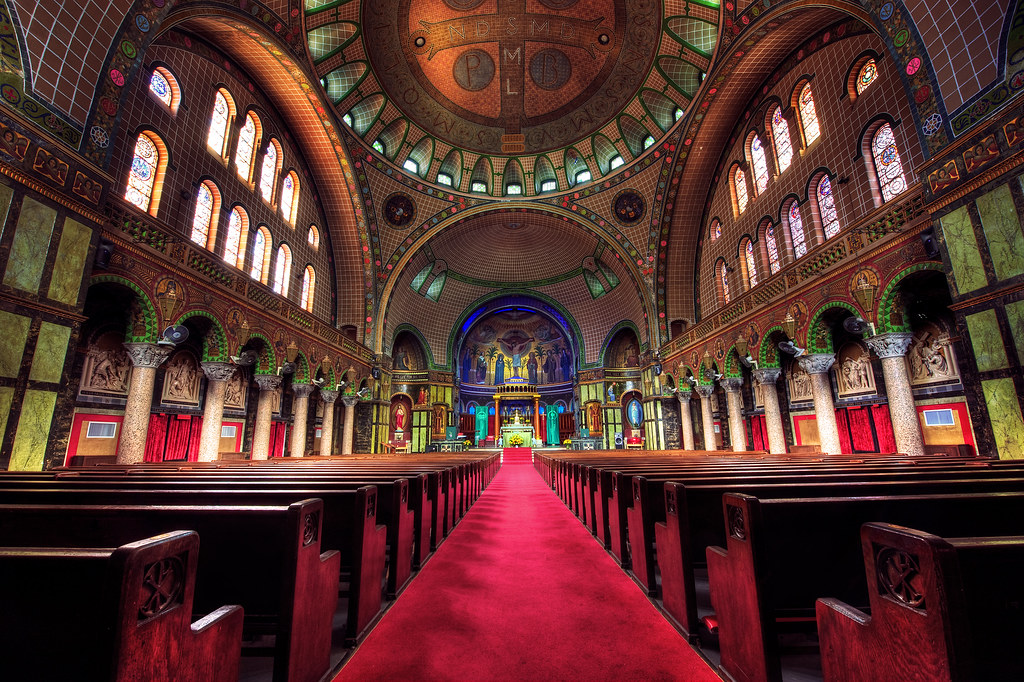 St. Anselm's Church Photograph is made up of 7 images from… Flickr