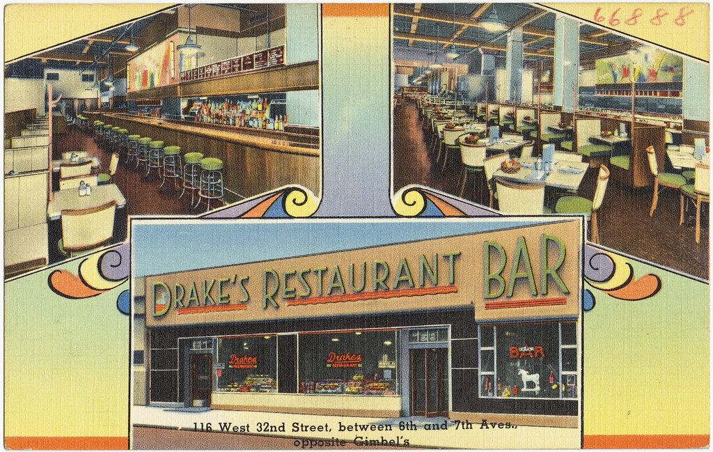 Drake's Restaurant Bar, 116 West 32nd Street, between 6th … Flickr