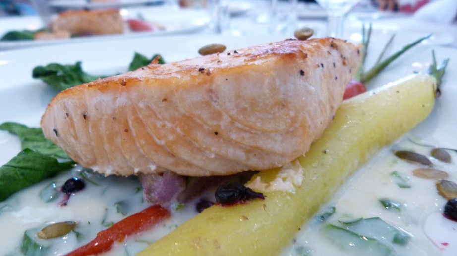 Roasted Skuna Bay Salmon Roasted Skuna Bay Salmon with an … Flickr