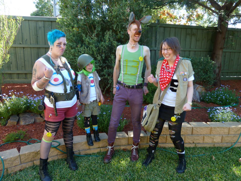 Tank Girl, Sub Girl, Booga and Jet Girl Supanova 2012 Nikki Flickr