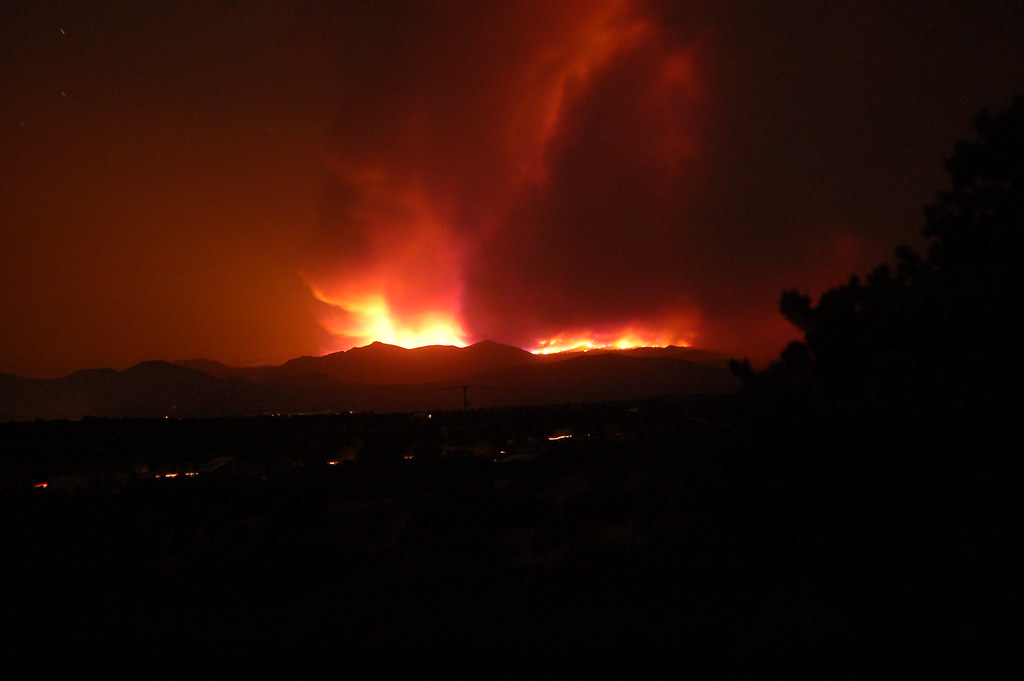 Las Conchas, NM Wildfire, 6/6/2011, 10 pm, 9 Wildfire st… Flickr