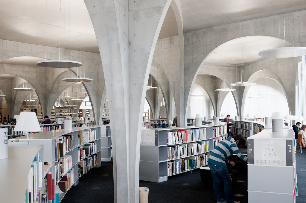 Tama Art University Library Toyo Ito jon reksten Flickr