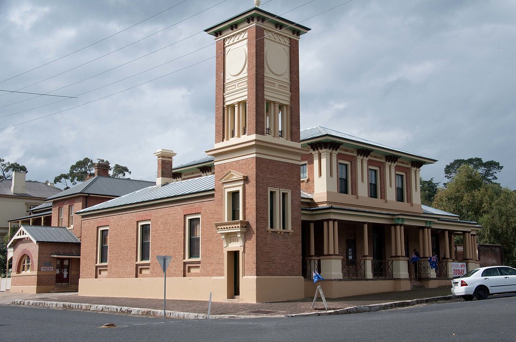 Former Court House, Carcoar, New South Wales Nestled into … Flickr