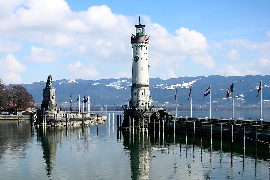 Lake Constance Germany The harbor gateway in Lindau with… Flickr