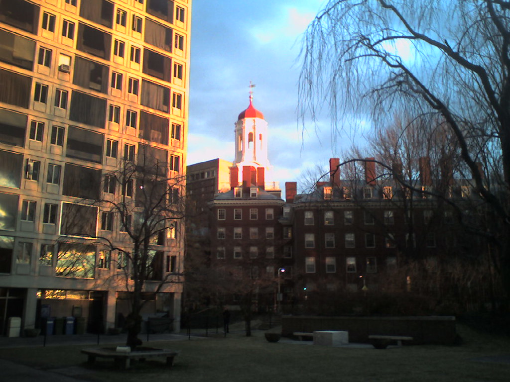 The Dunster Tower, as seen from the Leverett Courtyard Flickr