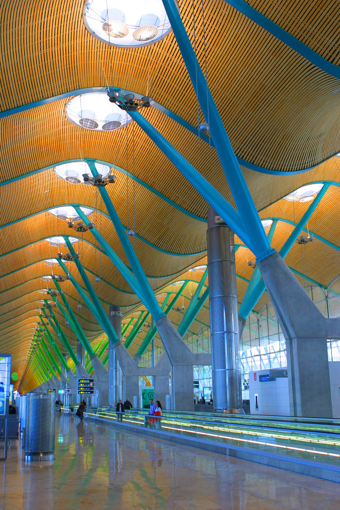 Madrid Barajas Airport The new terminal at Barajas airport… Flickr