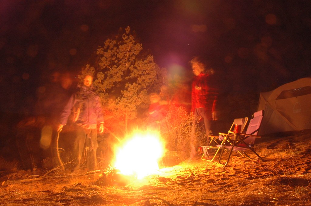 Campfire Camping in Montezuma Canyon, Utah Rob Lee Flickr