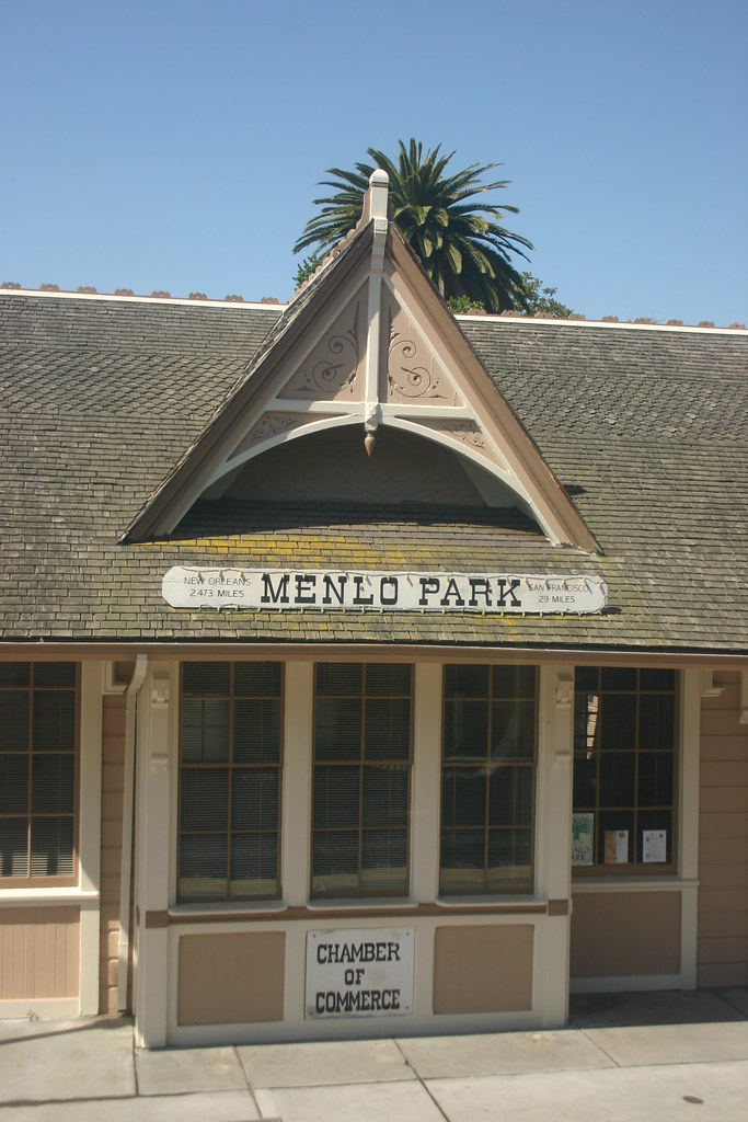 Menlo Park train station Menlo Park train station Flickr
