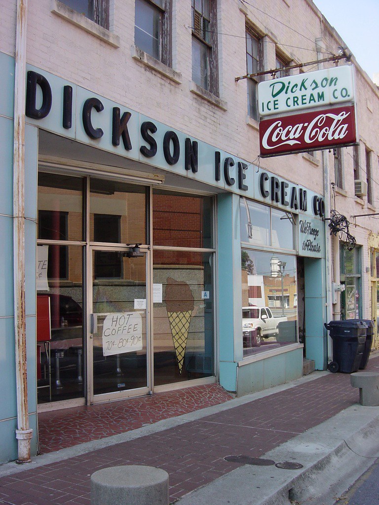 Dickson Ice Cream Ice cream parlor in Anderson, SC. Patrick Crowley