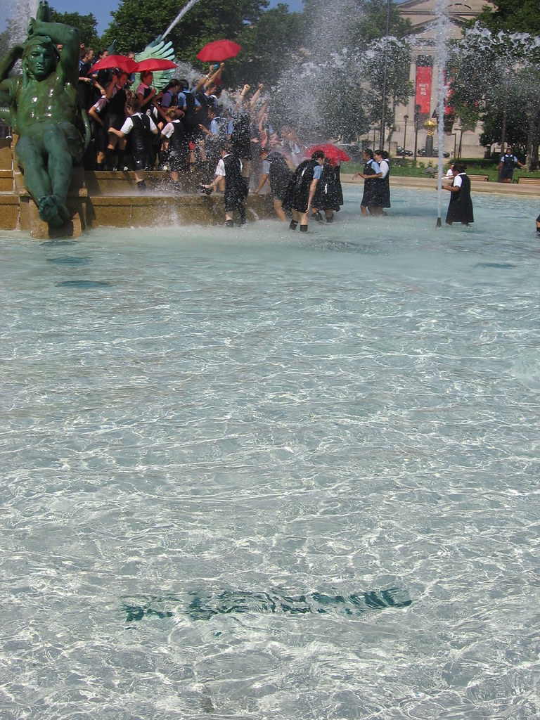 Fountain Jump 5 It says "NO SWIMMING" but it doesn't say "… Flickr