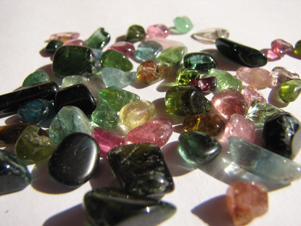 Tumbled tourmalines Many colors of tourmaline Jarno Flickr