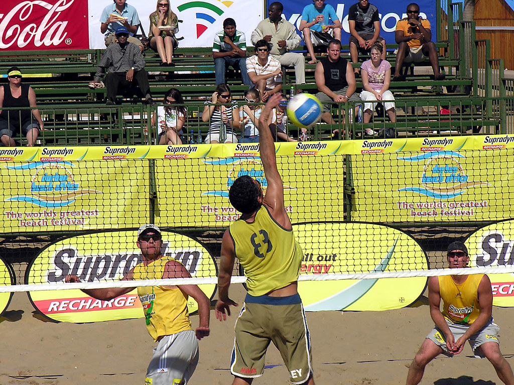 Volleyball Volleyball game on Durban beach Chris Bloom Flickr