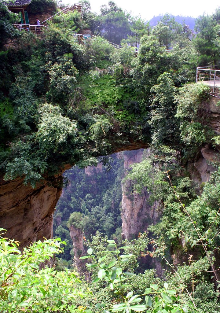 Yuangjiajie The Number One Bridge under Heaven. It