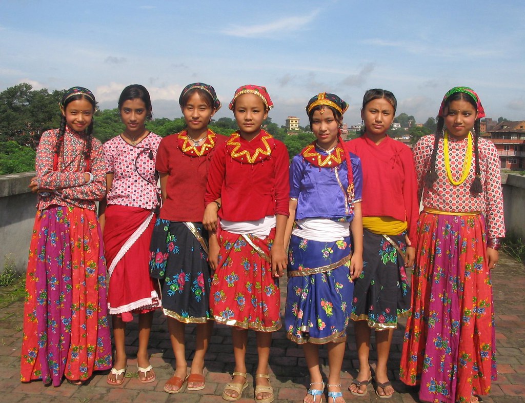 Nepali Costume Traditional costume of people of mountain r