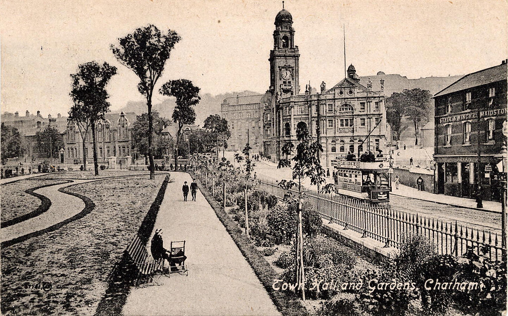 Town Hall and Gardens, Chatham, c.1905 Chatham Town Hall w… Flickr