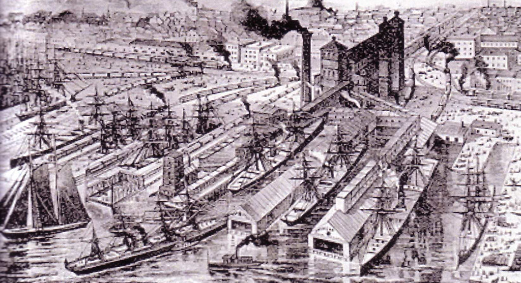 Port of Philadelphia c. 1900 Bonar History Flickr