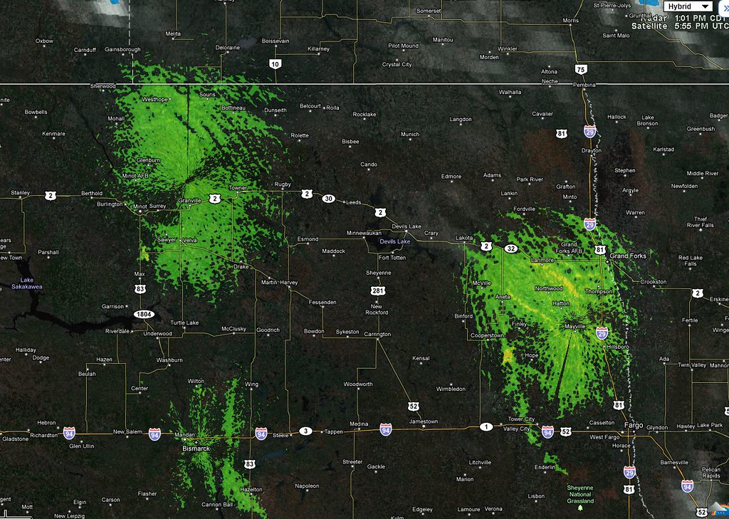 7/3/2011 150PM EST, North Dakota, Doppler Radar Biminia Flickr