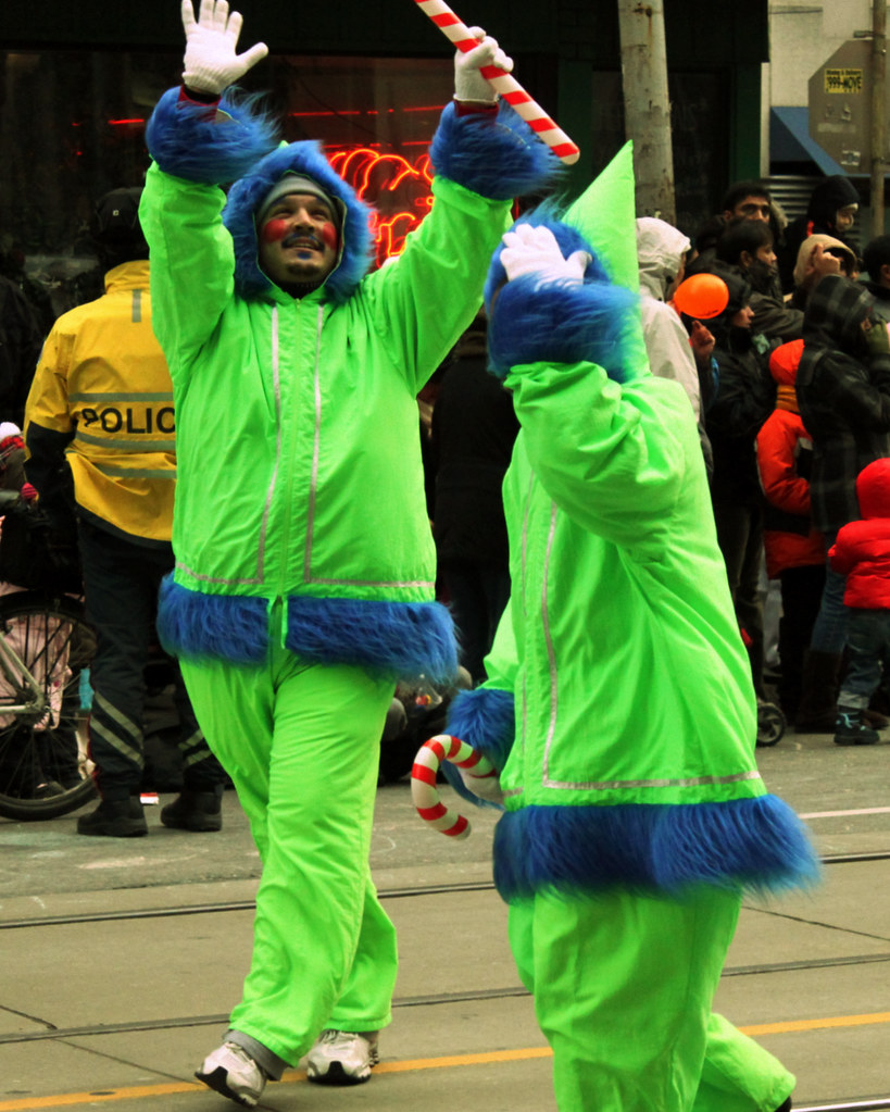 Candy Cane Man 2010 Toronto Santa Claus Parade November 21… Jason