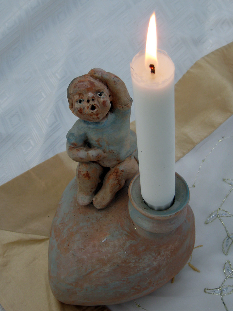 Christmas Candle Figurine This Christmas candle figurine w… Flickr