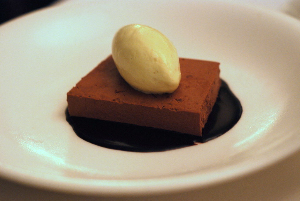 Chocolate Terrine with Pistachio IceCream TummyRumble Flickr