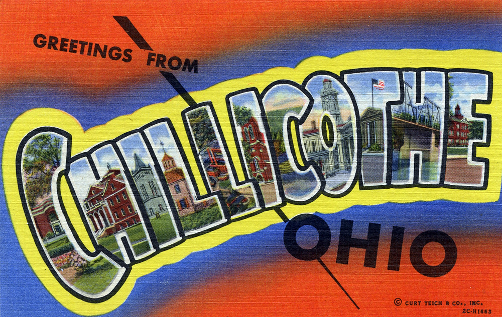 Greetings from Chillicothe, Ohio Large Letter Postcard a photo on