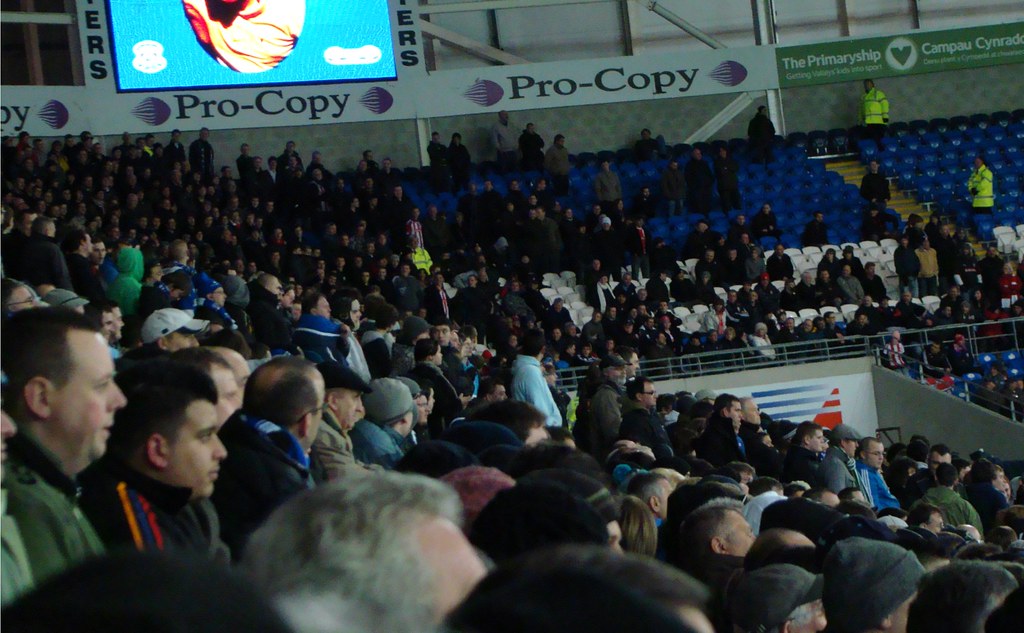 Stoke Away Fans 18/01/11 Cardiff V Stoke, FA Cup Replay, C… Flickr