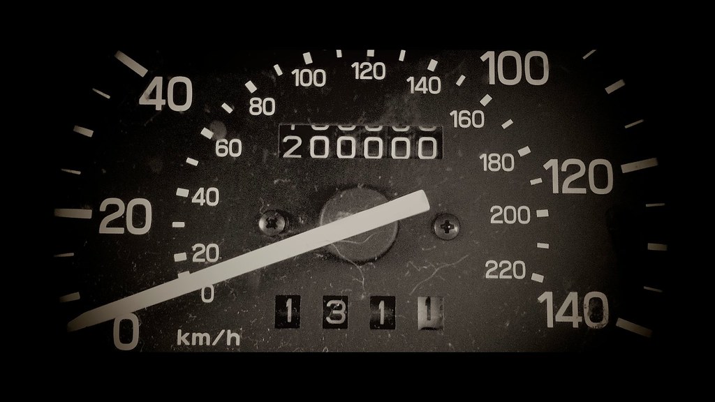 Milestone Milestone Crossed 200,000 miles on my car. IdlHandz Flickr